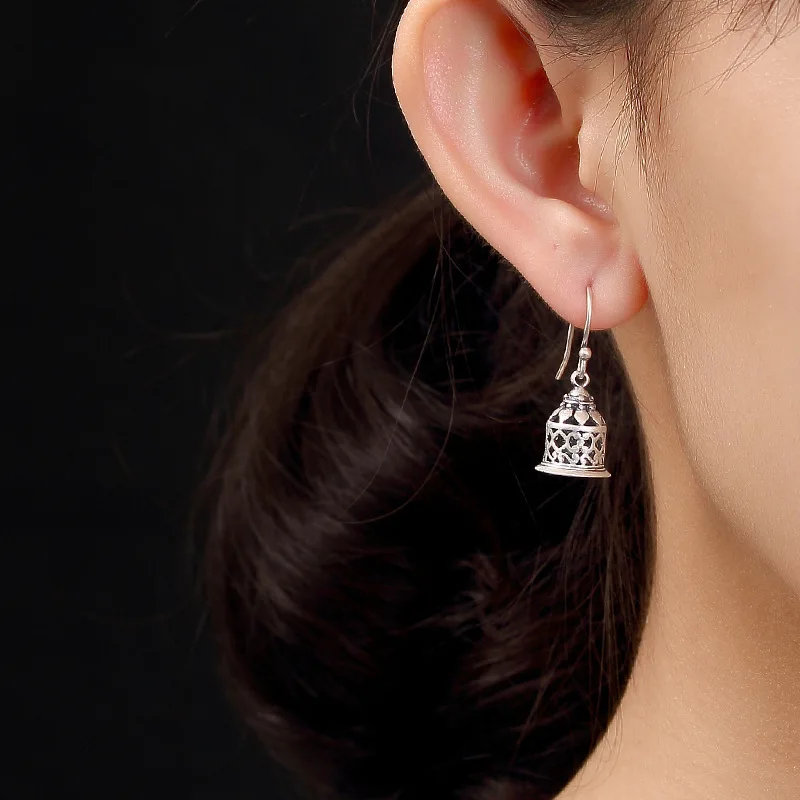 

2018 Sale Direct Selling None Earings Fashion Jewelry 100% 925 Sterling Earrings For Women Vintage Handmade Retro Thai Jewelry