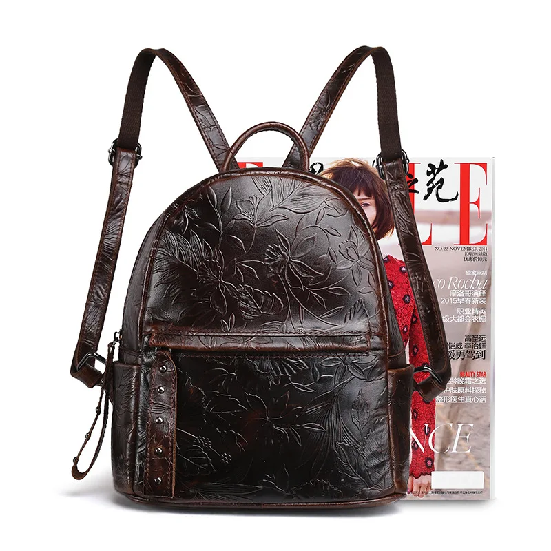 Рюкзак Norbinus Женский из натуральной кожи для девочек-подростков 2018 | Багаж и сумки