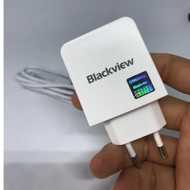 Оригинальное зарядное устройство Blackview BV9000 Pro с Tpye-C usb-кабелем для передачи данных 1 М адаптер для европейского стандарта универсальный порт для Blackview BV8000 Pro