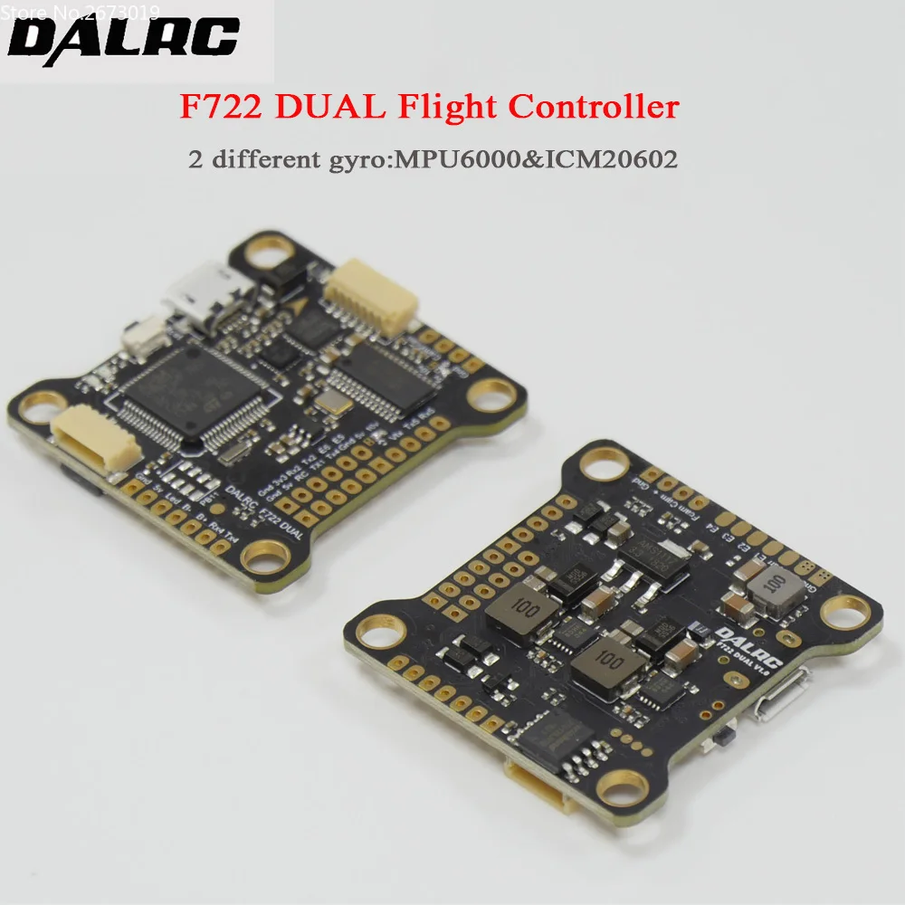 Контроллер полета Встроенный пульт дистанционного управления F722 DUAL STM32F722RGT6 OSD BEC 5