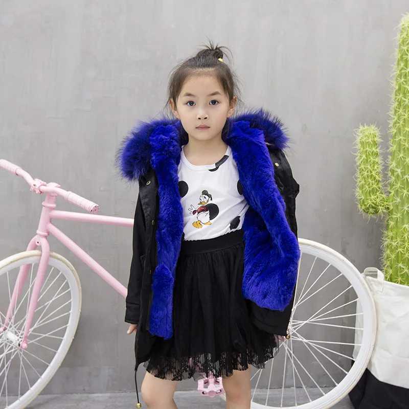 5615 г. Новая модная зимняя детская одежда куртка с натуральным мехом для мальчиков