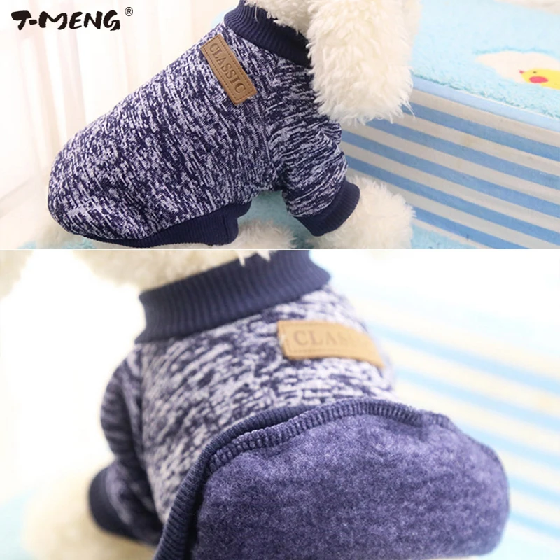 Женская Классическая теплая одежда для собак щенков куртка домашних животных