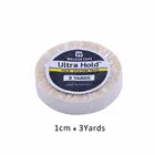 1 рулон, 1 см * 3 ярда, супер волосы, белая лента, двухсторонняя клейкая лента для наращивания волоскружевной парикпарик