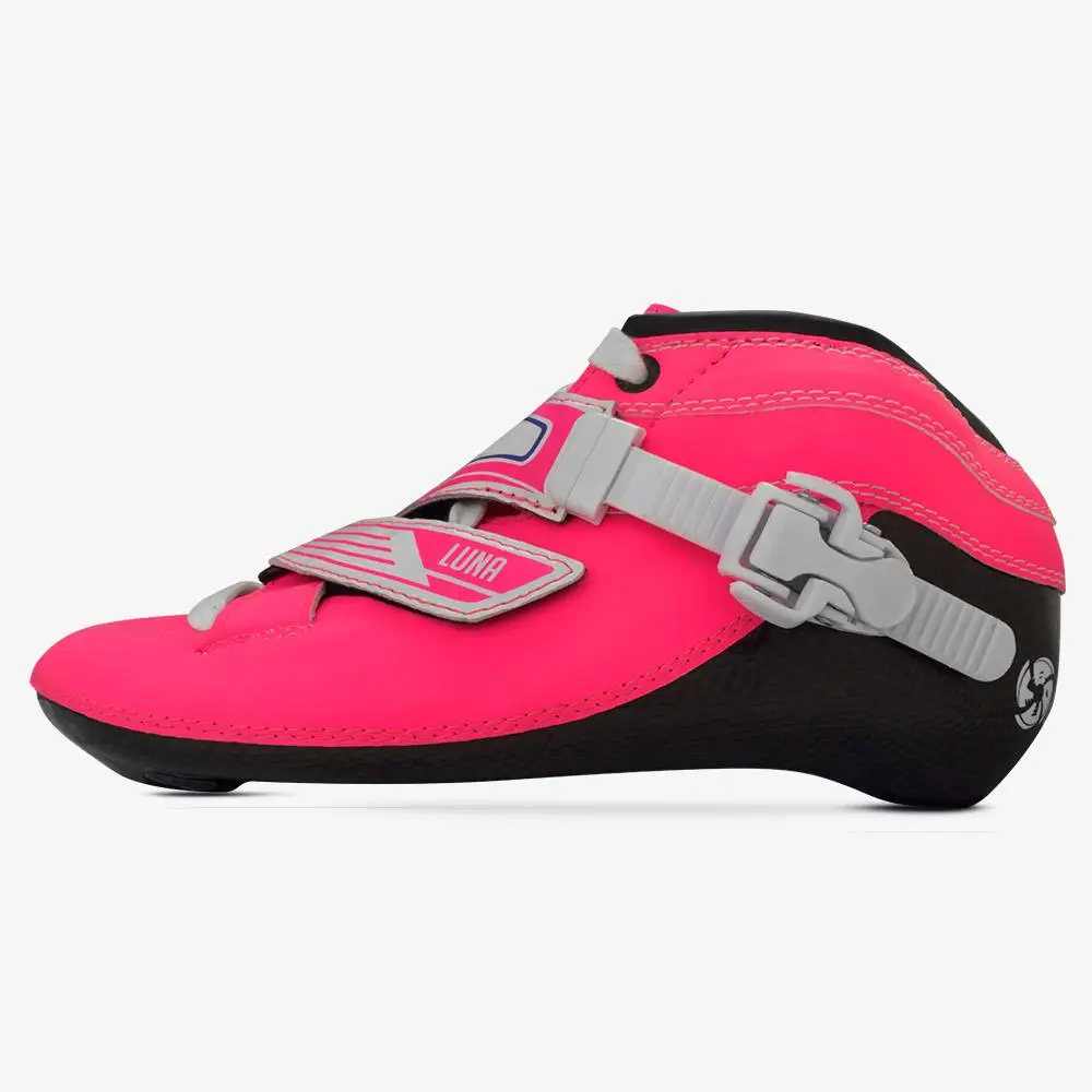Оригинальные Bont Luna 2PT скоростные роликовые коньки Heatmoldable ботинки из углеродного волокна 195 мм ботинки для катания на коньках