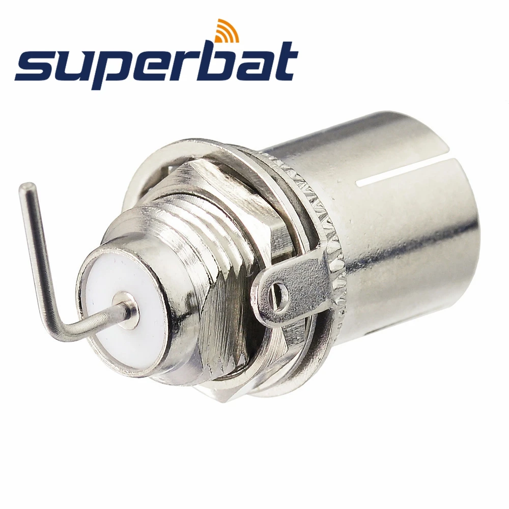 Superbat tv (PAL) Jack Женский переборка прямой РЧ коаксиальный разъем для антенного