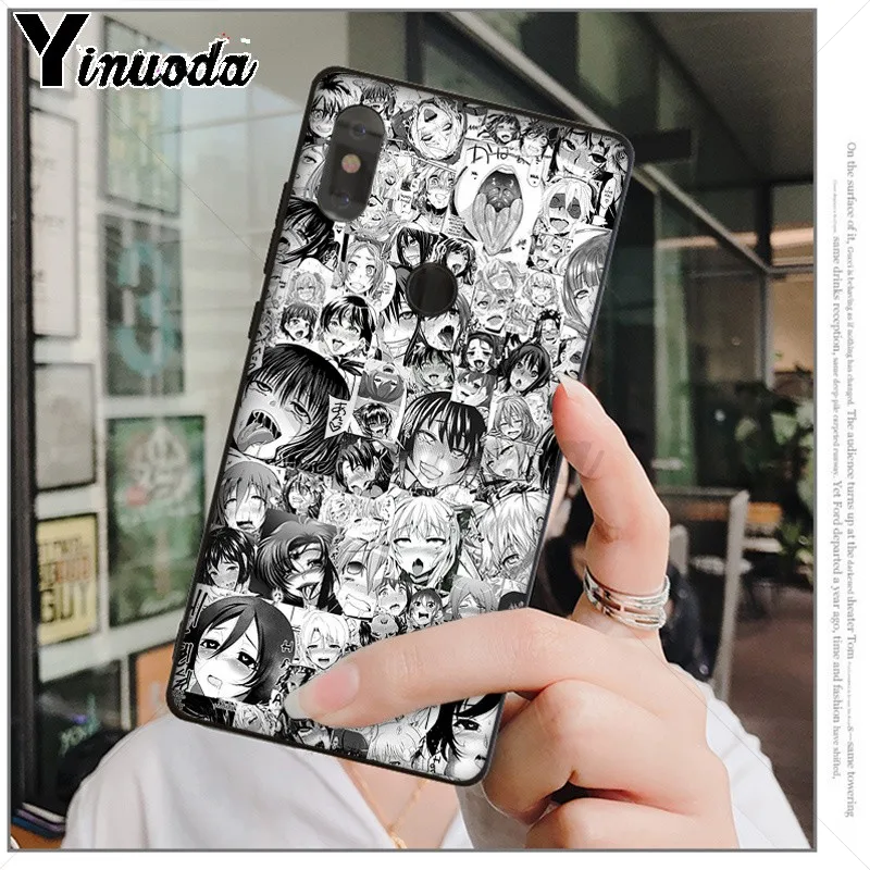 A5 Yinuoda аниме девушка мультфильм Япония милые лица DIY Роскошный чехол для телефона для Xiao mi Red mi 5 5Plus Note4 4X Note5 6A mi 6 mi x2 mi x2S - Цвет: A5