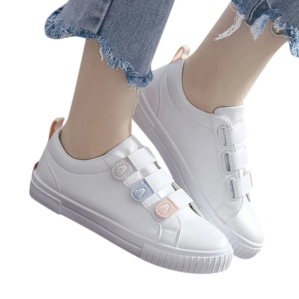 SAGACE/женская повседневная обувь Однотонная с буквенным принтом на плоской