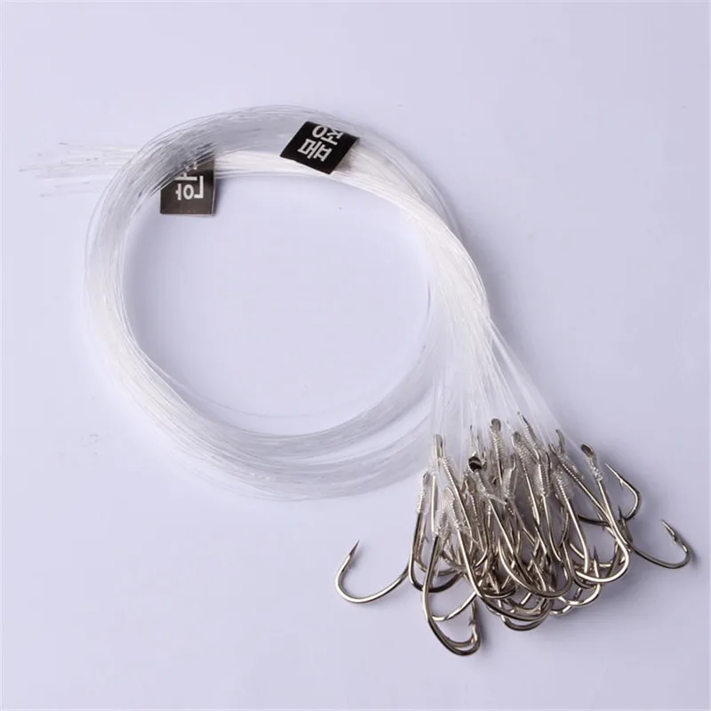 20 шт. Кривошипные приманки для рыбы крючки червячный джиг Проволочная леска