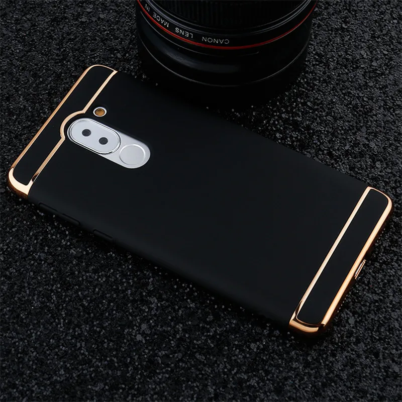 For Huawei Honor 6X Case Premium Plating Anti-Knock Smooth Hard Plastic Protective GR5 2017 Nova 3 3i 3e | Мобильные телефоны и