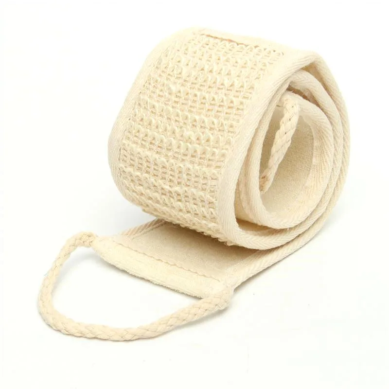 1 Pcs Bath Brush Soft Exfoliating Natural Loofah Body Washing Strap Shower Massage Spa Scrubber Sponge Wash Skin Care | Дом и сад