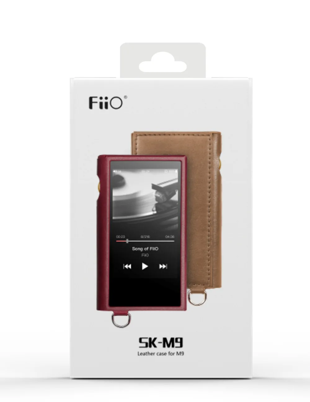 Кожаный чехол FiiO SK M9 для музыкального проигрывателя красного цвета|Аксессуары MP3