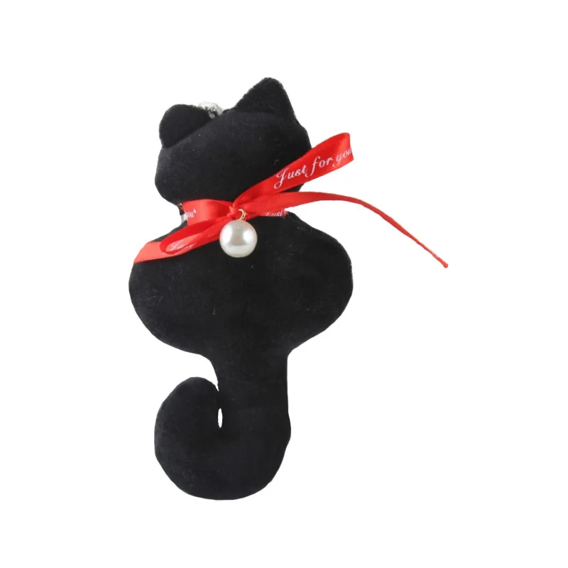 Porte Clef брелоки крышка плюшевая игрушечная кошка подвеска мех чучело сумка