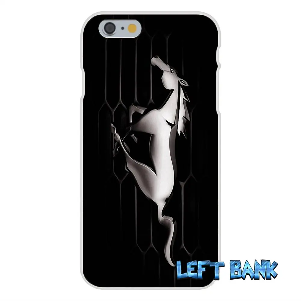 For iPhone 4 4S 5 5S 5C SE 6 6S 7 Plus Ford Mustang Logo Soft Silicone TPU Transparent Cover Case | Мобильные телефоны и