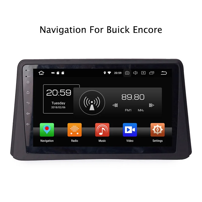 9&quot 4G RAM 32G ROM Octa Core Android 8.0 Car DVD GPS Navigation For Buick Encore 2013 Touch Screen Radio Stereo | Автомобили и