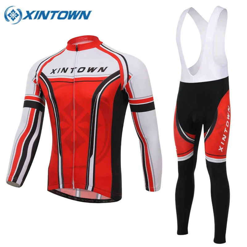 2018 профессиональная команда с длинным рукавом Зимние теплые флисовые вело