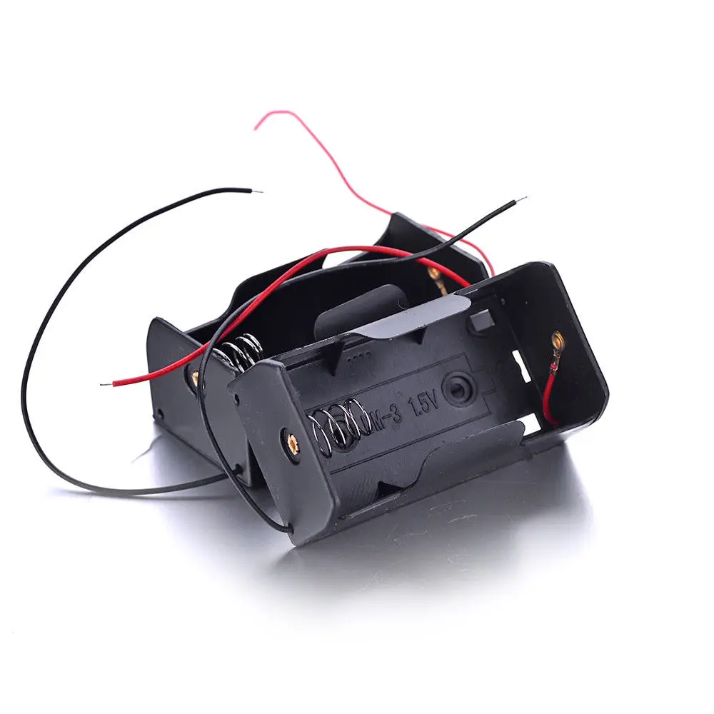 1 слот D Размер 5 V батарея держатель ячейки DIY перезаряжаемая чехол с проводами шт.|