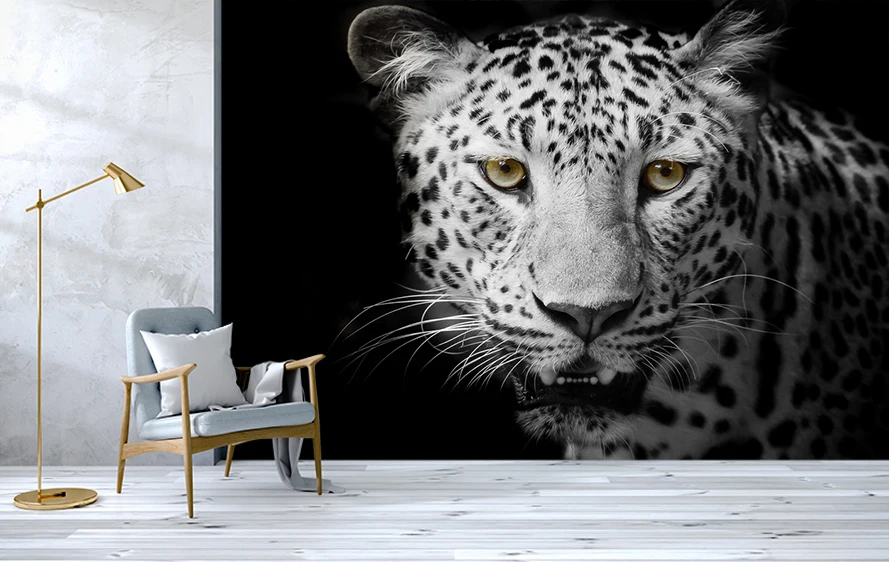 

[Самоклеящаяся] 3D Ягуар животный узор 6 настенная бумага настенная печать настенные наклейки