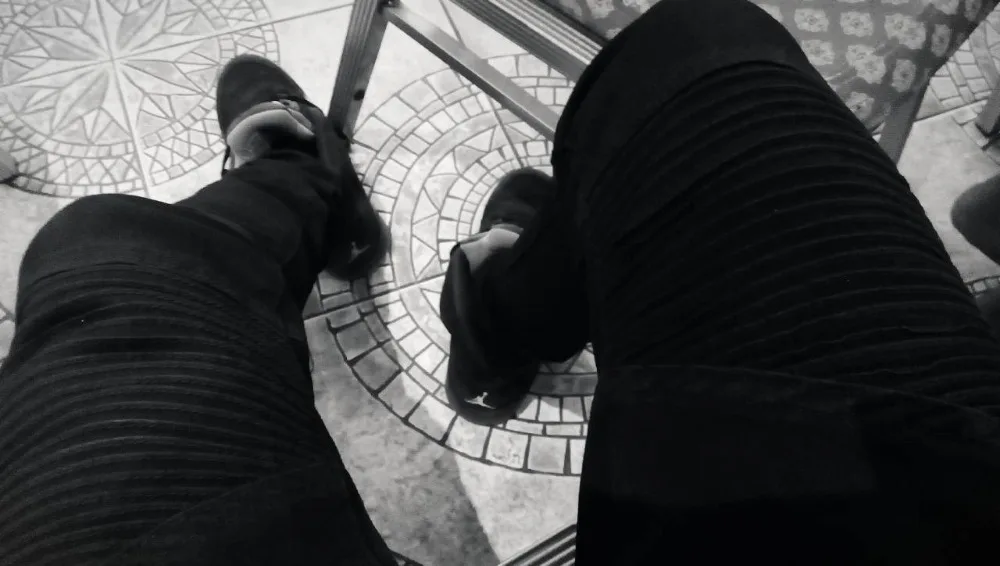 Мужская Тощий Байкер Джинсы Мужчин 2017 Привет Улица Всадника Рваные Мотоцикле