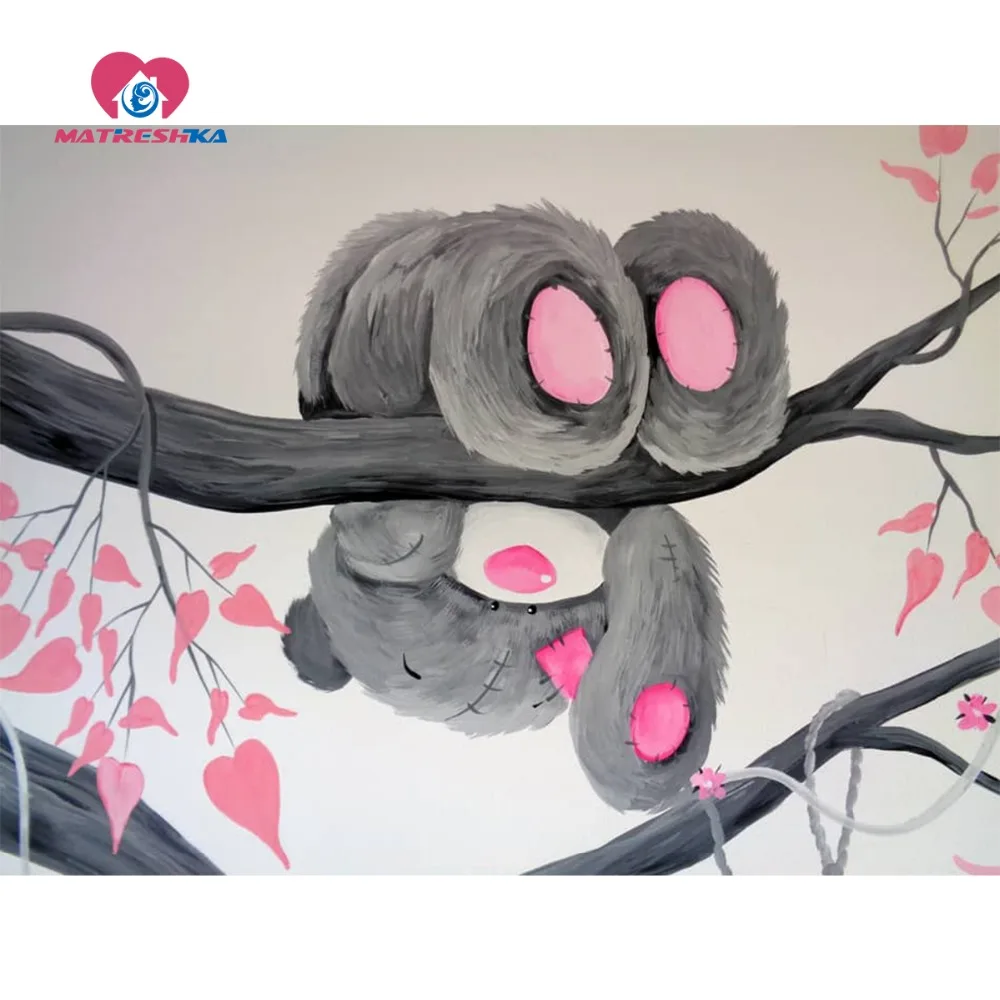 Алмазная вышивка в виде Винни Пуха для детской комнаты 5d Сделай Сам картины