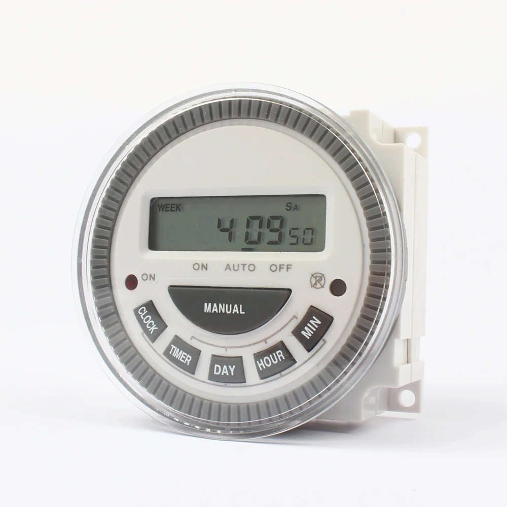 DIANQI TM619 AC220V 230V 240V 16A контроллер цифрового таймера 7 дней в неделю программируемый таймер/час/минуту граф для дома