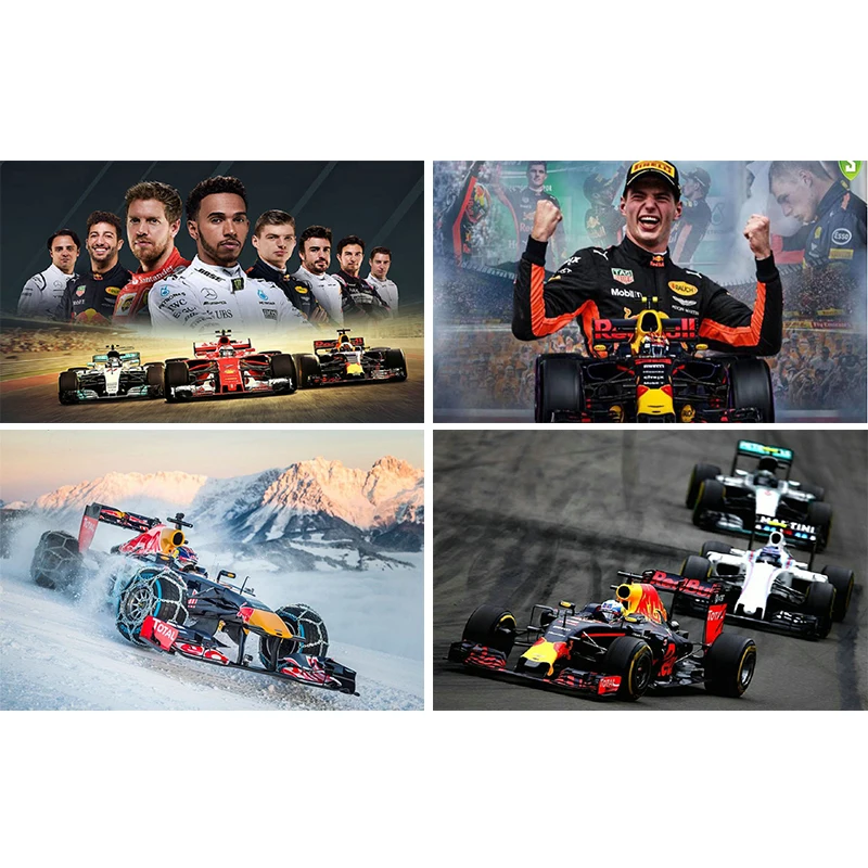 Алмазная вышивка гоночный гонщик F1 ручная работа алмазная картина гоночный автомобиль рукоделие мозаика Вышивка крестом домашний Декор подарок на Хэллоуин