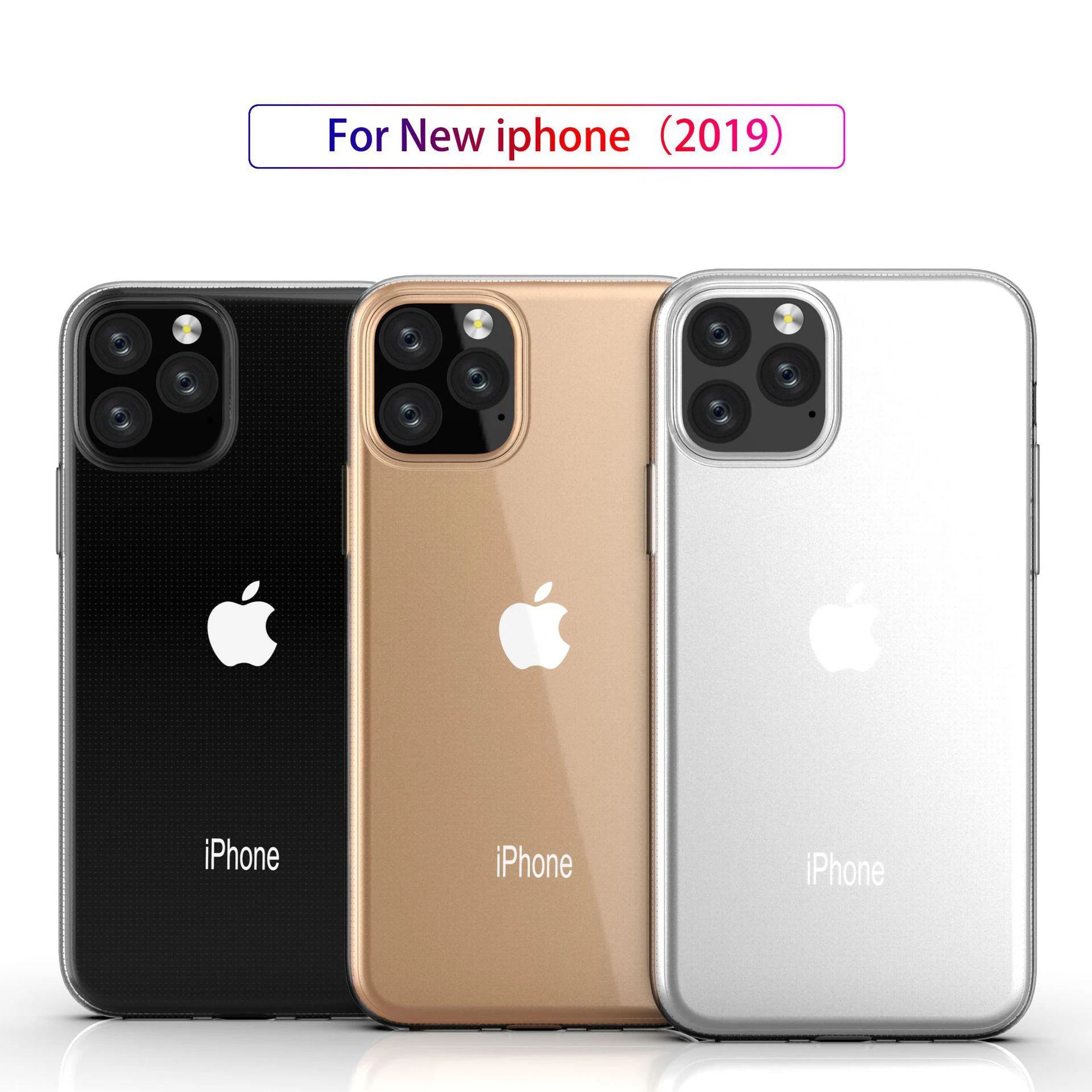 10 pcs/lot Ultra Thin Soft Silicone Transparent Case for iPhone 11 on Pro Max 2019 Phone Cover iPhone11 Coque |