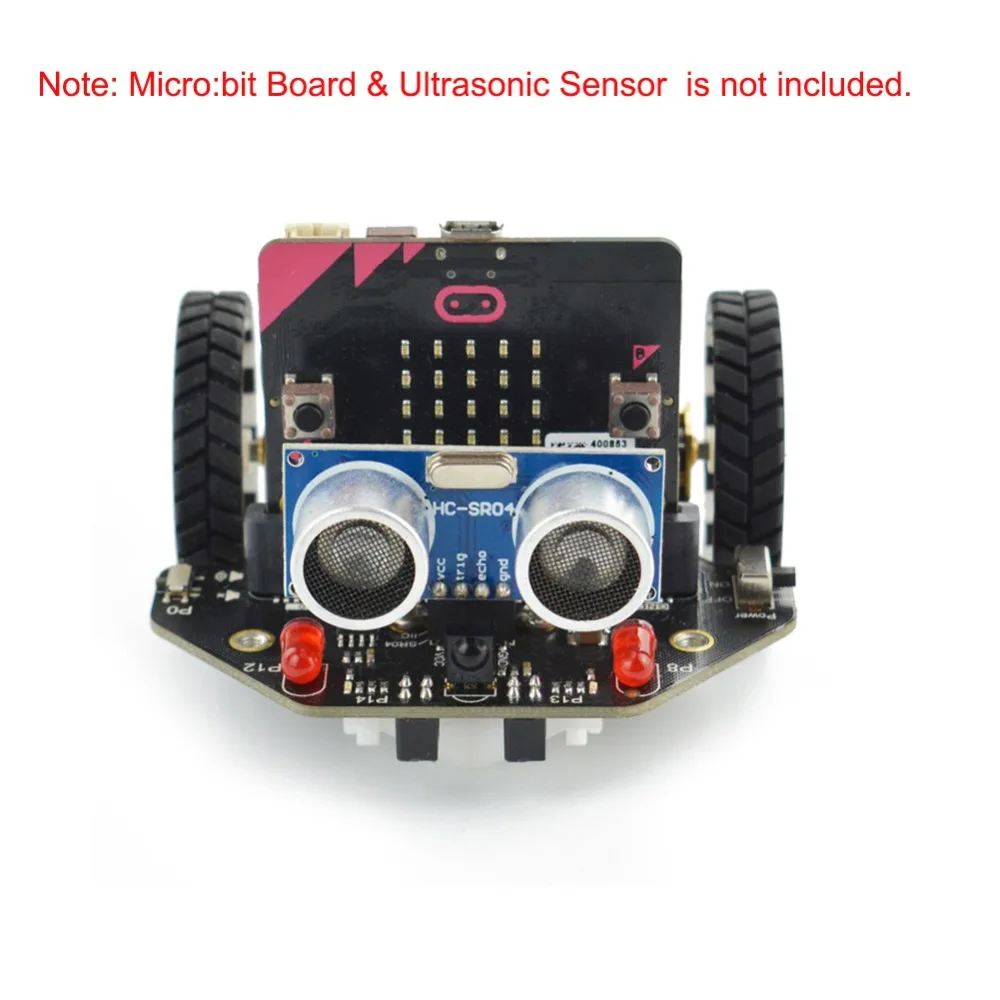 Micro: Maqueen Smart Car V4.0 версия для micro: бит графическое Программирование робот Мобильная платформа(без микро: битная плата