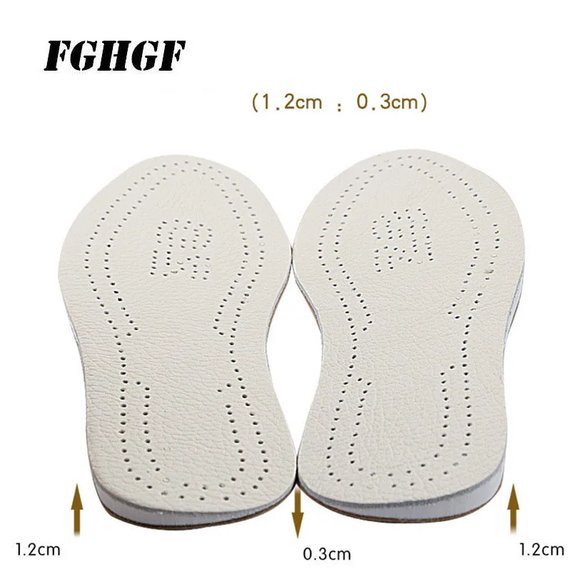 Дышащие мужские стельки из коровьей кожи с искривлением вальгусной деформации