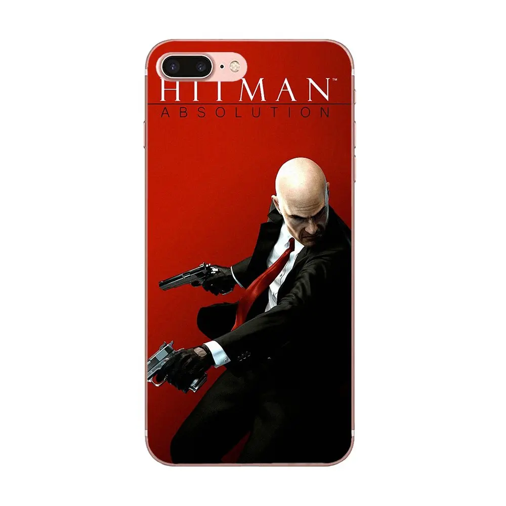 Чехлы из ТПУ чехол для Apple iPhone 4 4S 5 5C 5S SE 6 6S 7 8 Plus X XS Max XR Hitman Absolution видеоигры |