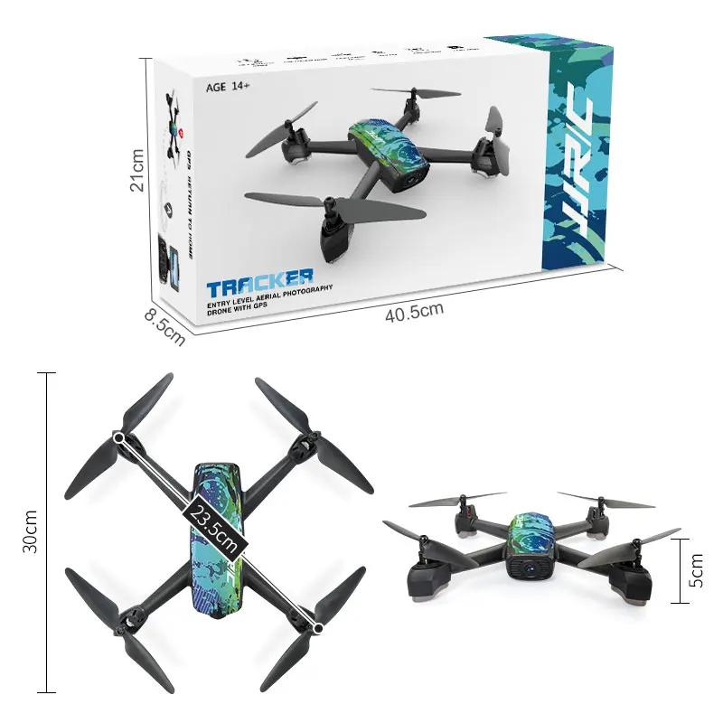 Jjrc H55 трекер WI FI FPV системы Дрон с 720 P HD Камера GPS позиционирования headless режим RC