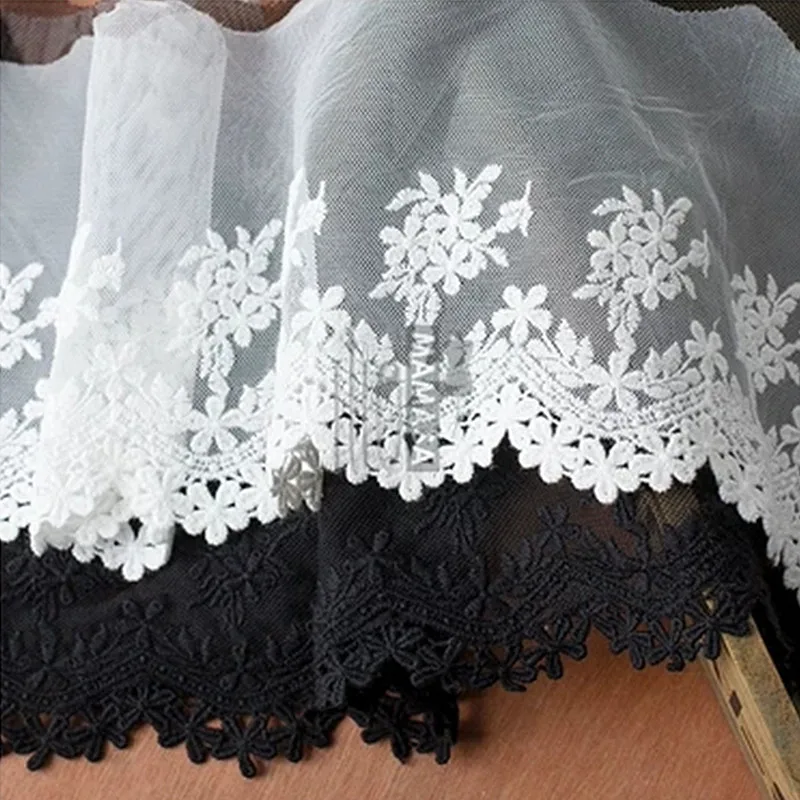 2 ярдов Высокое качество Новая Водорастворимая Сетка Пряжа вышивка ткань кружева