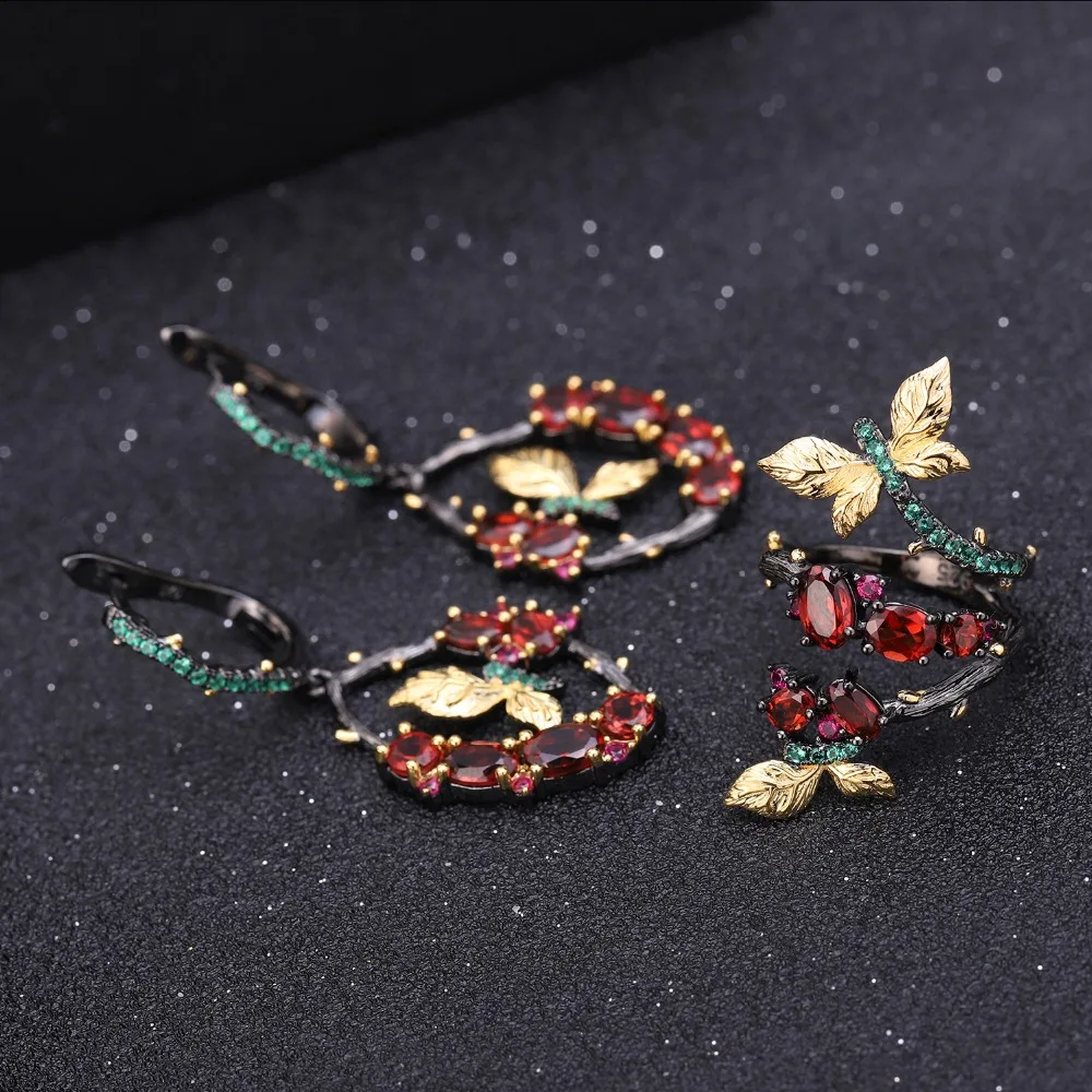 Женские Балетные Серебряные Серьги с драгоценными камнями gemb's серьги подвески