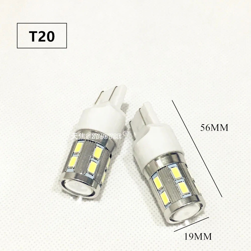 100 X S25 1156 BA15S P21W 5730 12SMD 12V Авто Лампа сигнала поворота обратный задние фонари