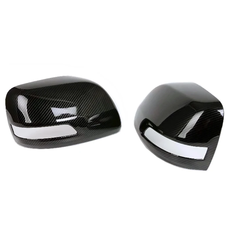 Посмотрите углеродного волокна Дверь Зеркало наложения CoverAccessories для Toyota Land Cruiser 150 Prado LC150 FJ150 2010- Chrome Стайлинг