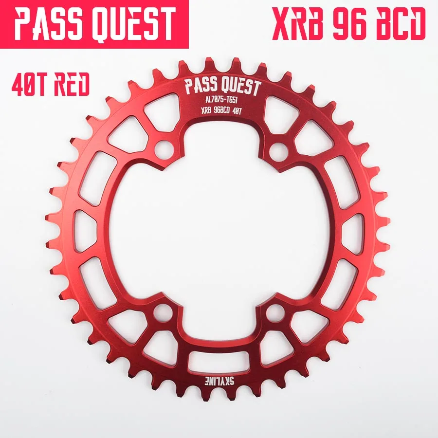 PASS QUEST 96BCD MTB велосипедная цепь узкий широкий велосипедный шатун 34-48t для 11
