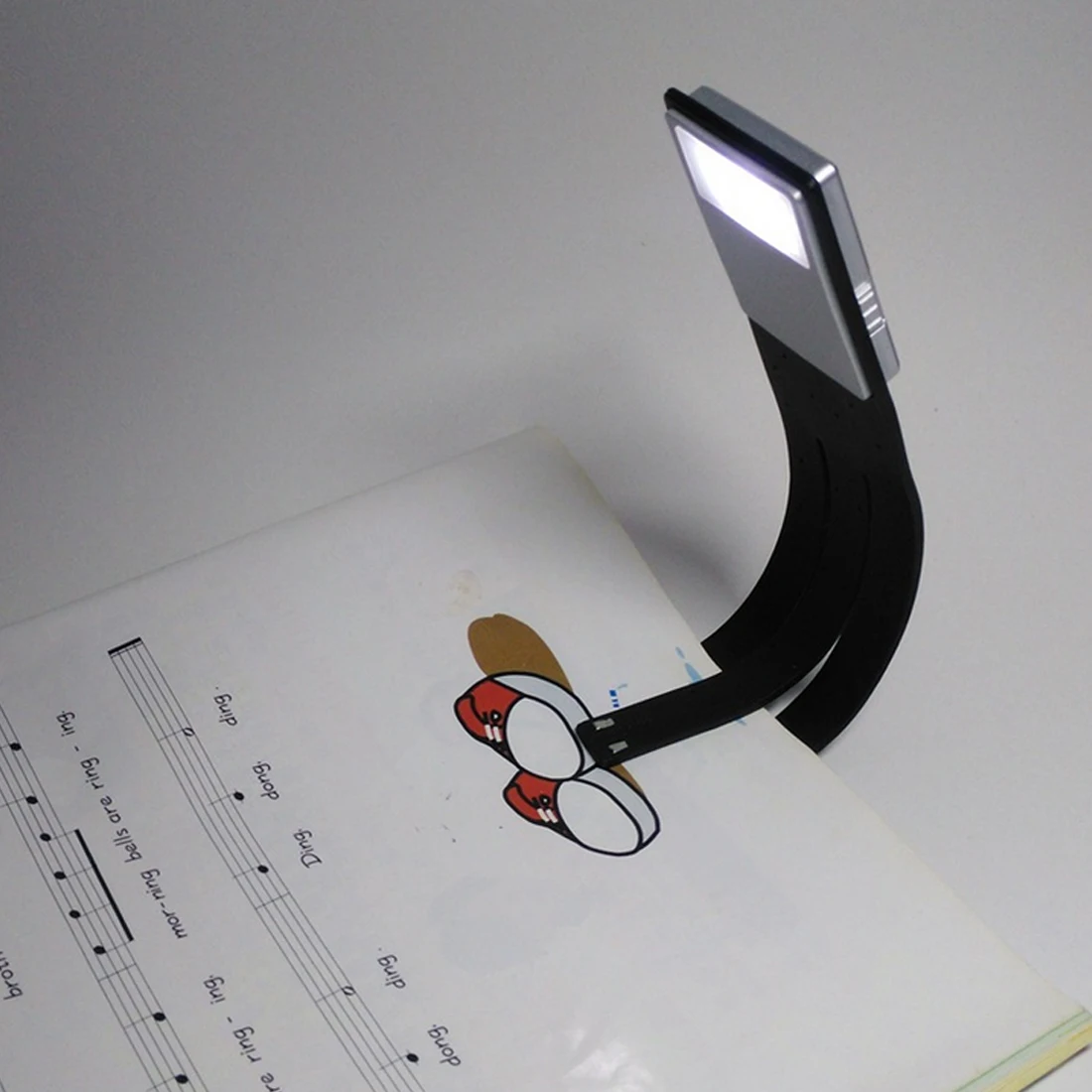 

LED Book Light Flexible Reading Light Brightness Adjustable Bendable USB Rechargeable with Clip Night Reading Lamp For Computer