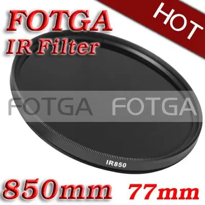 FOTGA инфракрасный ИК фильтр 77 мм 850nm рентгеновский для цифровой зеркальной камеры