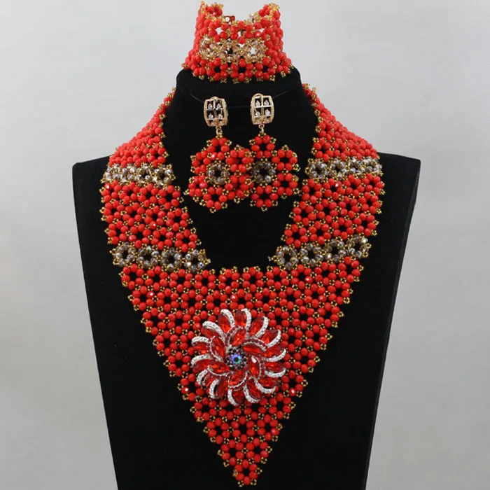 Большая Акция новейший дизайн нигерийские Свадебные африканские бусины