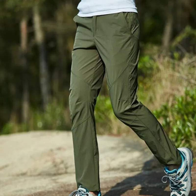 2021 летние дышащие Slim Fit эластичный флисовая Спортивные штаны для Для мужчин