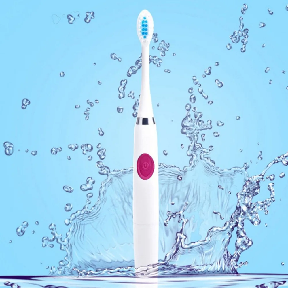 Ultrasonic Electric Toothbrush Dental Care Oral Hygiene Soft Brush Vibrating Automatic for Adults Kids | Бытовая техника