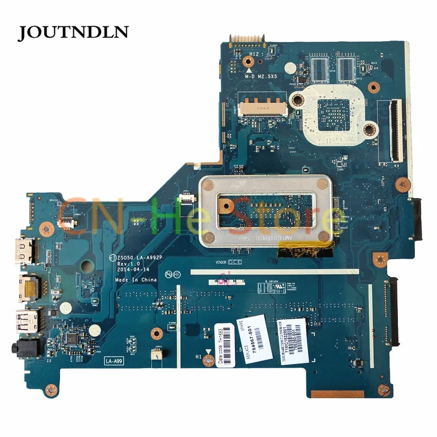JOUTNDLN для ноутбука HP PAVILION 15-R материнская плата ZSO50 LA-A992P DDR3L 784567-501 784567-001 встроенная