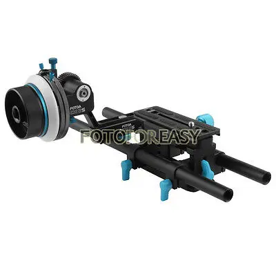 FOTGA QR DP500IIS DSLR Follow Focus A/B жесткие Упоры + DP3000 15 мм стержень опорная пластина Rig для GH4