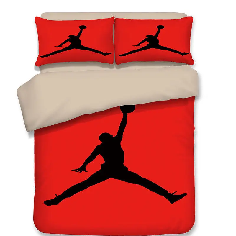 Спортивное одеяло/пододеяльник/одеяло LLANCL с мультяшным рисунком баскетбольной