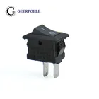 10 шт.лот, 3 цвета, 15*10, 2-контактный, KCD1, 250 В, 3 А, выключатель лодки, красный, черный, кнопка включениявыключения SPST, позиционный мини-переключатель