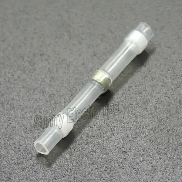 10 шт./лот белый термоусадочный припой стыковой соединитель автомобильных