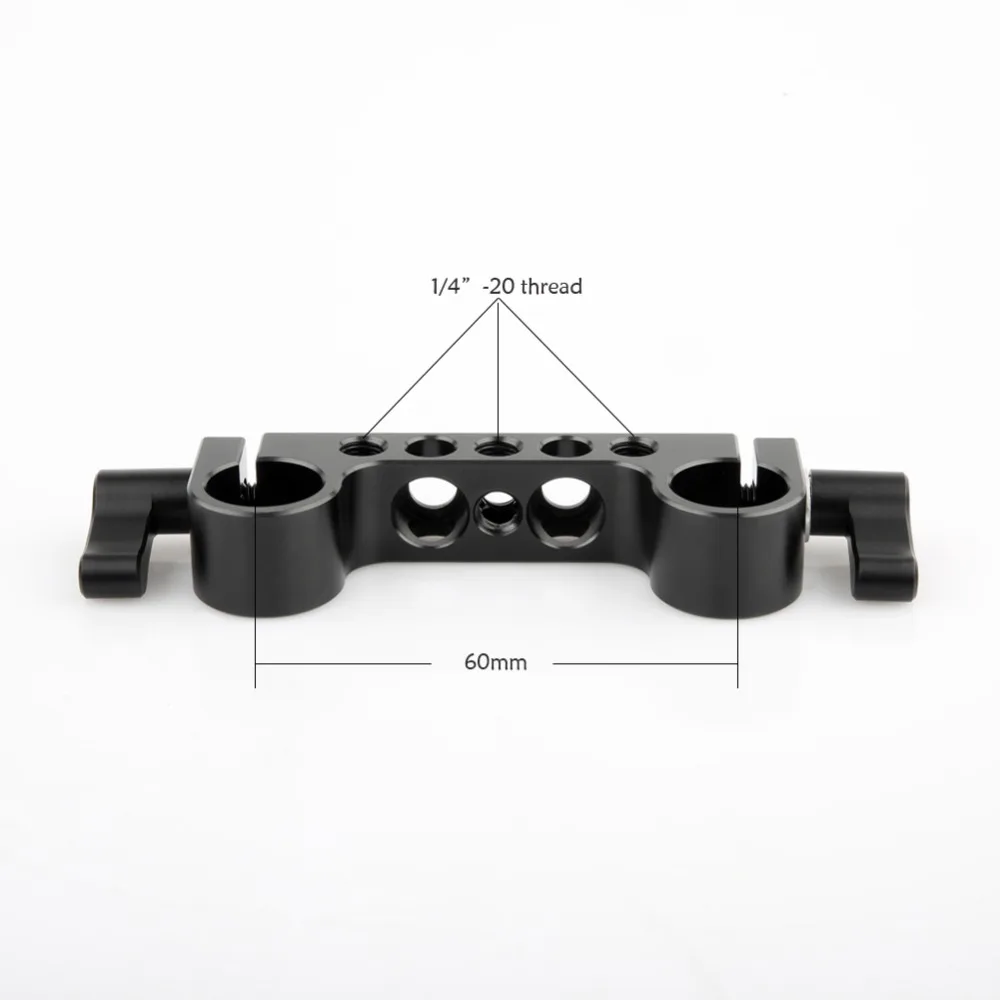 NICEYRIG 15 мм стержневой зажим для DSLR камеры плечевой Риг основная пластина - Фото №1