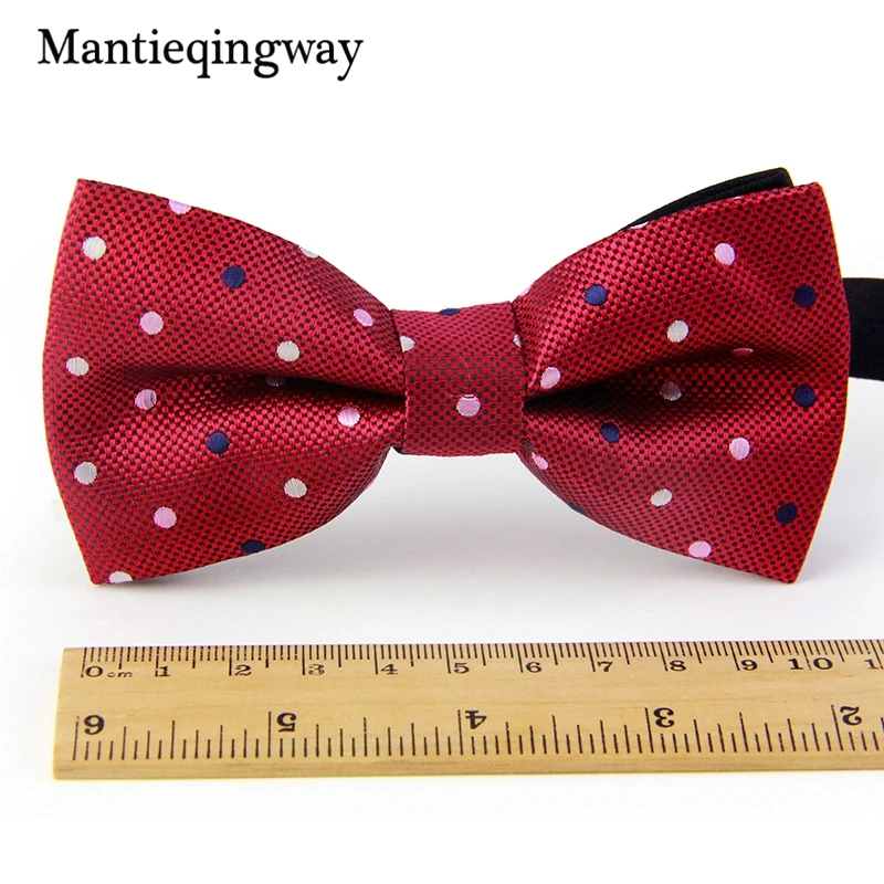 Mantieqingway мужской галстук-бабочка из полиэстера для мужчин брендовый классический