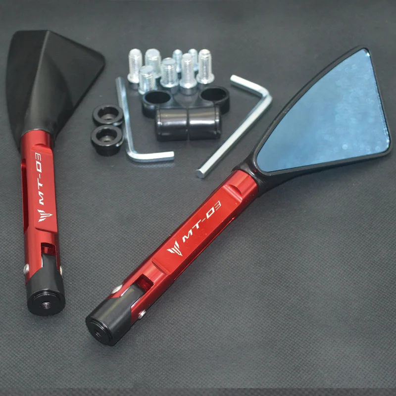 Универсальное мотоциклетное зеркало заднего вида с ЧПУ для Yamaha MT03 MT 03|Боковые