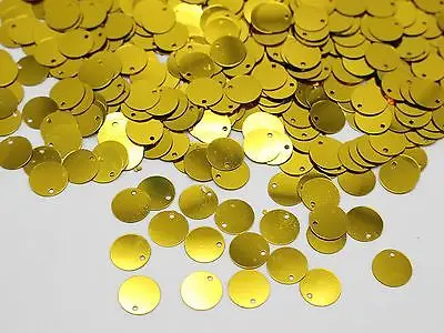 2000 золотые круглые свободные с блестками и верхнее отверстие 10 мм для шитья