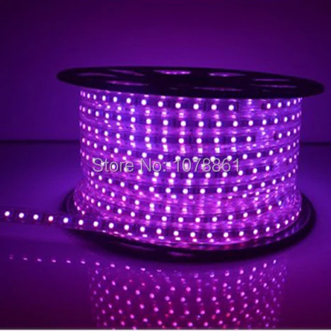 100 м/рулон теплый/холодный белый RGB Светодиодная лента 5050 Водонепроницаемый IP67